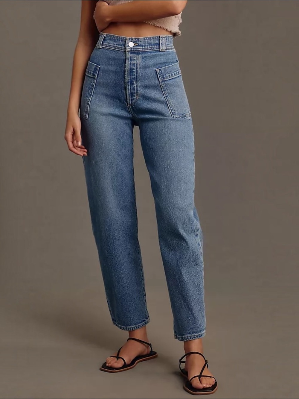 Anthropologie Joes Jeans Pheobe Patch Pocket Barrel Leg Jeans